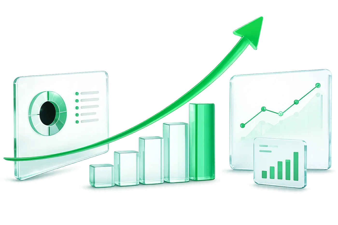 Graphique de croissance du trading IA Wavestatix